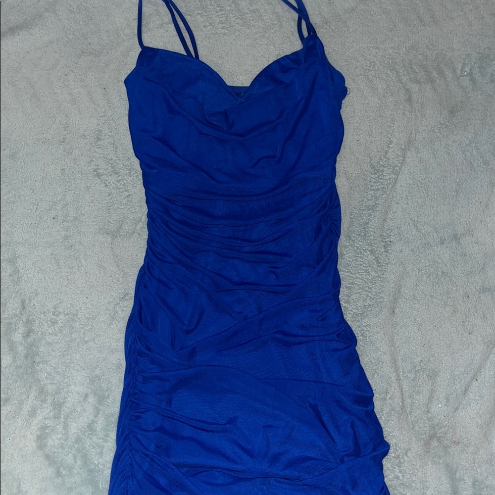 Windsor Royal Blue Mini Dress